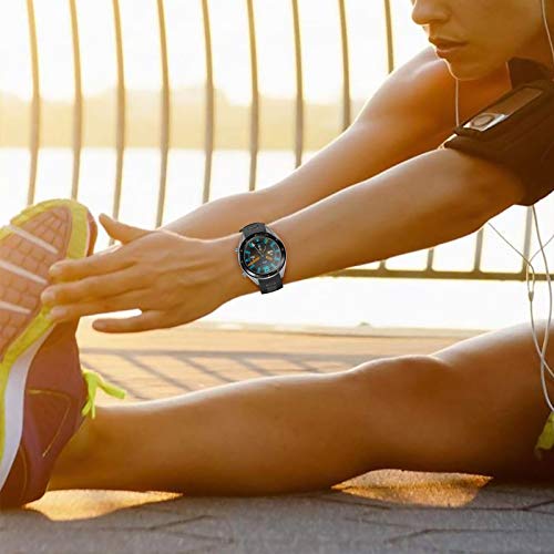 YASPARK Silikonowy pasek do Huawei Watch GT2 (46 mm)/GT (46 mm, 22 mm), Huawei Watch GT Active/GT2 Pro/Honor Watch Magic/Galaxy Watch (46 mm)/Gear S3/Galaxy Watch 3 (45 mm) - obrazek 3