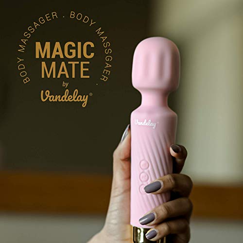 Vandelay Magic Mate Massage Stick - Wireless & Waterproof - Personal Body Massager - Memory Edition - 2+ Hours Battery Life (Pink) - obrazek 7