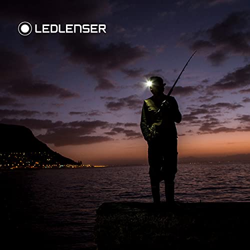 Outdoorowa latarka czołowa LED Ledlenser MH7, czarna/niebieska, z możliwością ładowania, 600 lumenów, z możliwością ustawienia ostrości, czas świecenia do 60 h, czerwone światło, bateryjne 2x AA - obrazek 2