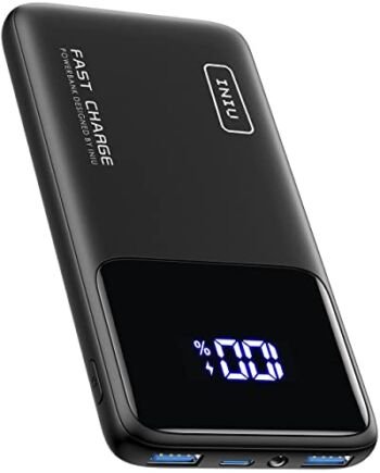 INIU Power Bank, 22.5W Powerbank Szybkie Ladowanie 10000mAh USB C in &