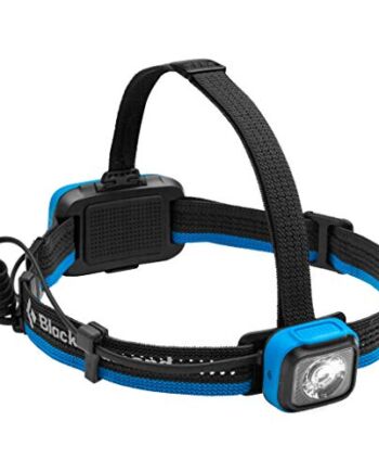 Black Diamond Sprinter 275 HEADLAMP, lampa czołowa ładowana przez USB i odporna na warunki atmosferyczne, z czerwonym tylnym światłem