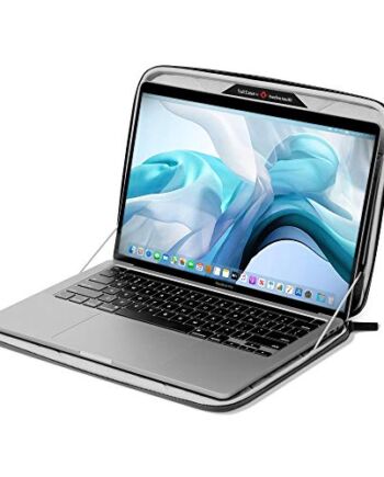 Twelve South Walizka do MacBooka | Dopasowane sztywne etui ochronne z wewnętrzną kieszenią i skórzanym uchwytem do MacBook Pro / Air 13 cali