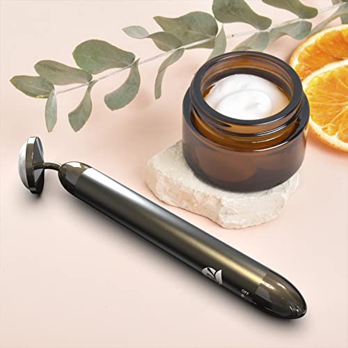 Wotocare ''3 w 1'' Elektryczny masażer do twarzy Beauty Bar - ujędrnianie twarzy i działanie przeciwzmarszczkowe - lifting twarzy dla wszystkich obszarów - czoło, policzki, oczy, nos, szyja, ramiona - czarny. - obrazek 2