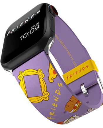 Pasek Smartwatch Friends - oficjalnie licencjonowany, kompatybilny z każdym rozmiarem i serią Apple Watch (zegarek nie jest dołączony)