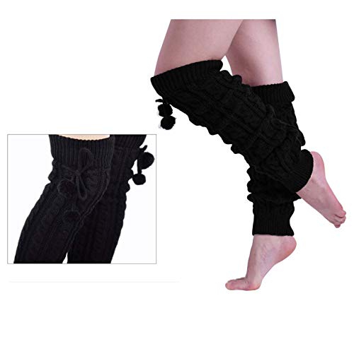 Nanxson Damskie dzianinowe ocieplacze na nogi, zimowe, ciepłe, ociepla - obrazek 5