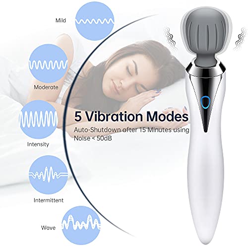 Urządzenie do masażu, wibracyjne, elektryczny masażer do pleców, karku, stóp, nóg i ramion, do ponownego ładowania, akumulator 2200 mAh, do 330 minut bezprzewodowego zastosowania - obrazek 8