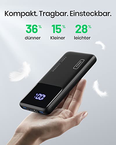 INIU Power Bank, 22.5W Powerbank Szybkie Ladowanie 10000mAh USB C in & - obrazek 6