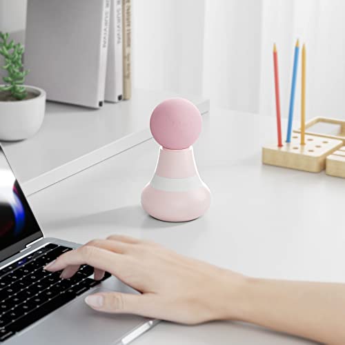 Pistolet do masażu mięśni, długi tryb czuwania, mini pistolet do masażu z 6 prędkościami, cichy pistolet do masażu łagodzi ból, przenośny masażer ręczny do uprawiania sportu, pracy, podróży, różowy - obrazek 4