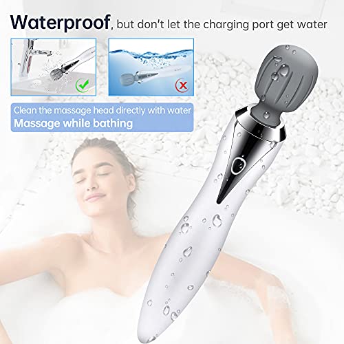 Urządzenie do masażu, wibracyjne, elektryczny masażer do pleców, karku, stóp, nóg i ramion, do ponownego ładowania, akumulator 2200 mAh, do 330 minut bezprzewodowego zastosowania - obrazek 7