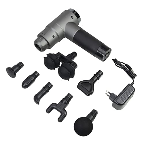 PNI FG8121 masażer wibracyjny, 7 głowic do masażu, 12 poziomów intensywności, akumulator 2500 mAh w zestawie - obrazek 5