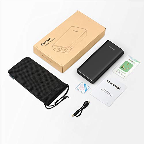 Charmast Power Bank 23800mAh 65W USB C Quick Charge 3.0 Power Delivery zewnętrzny akumulator PD przenośna ładowarka do laptopów, Dell XPS, Lenovo, iPhone 12/11/X/XR, iPad, Huawei, Samsung - obrazek 3