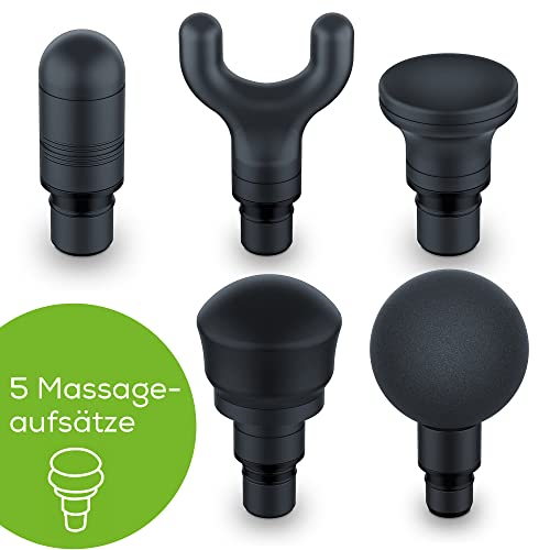 Beurer MG 185 Pistolet do masażu, pistolet do masażu z 5 nasadkami, mo - obrazek 5