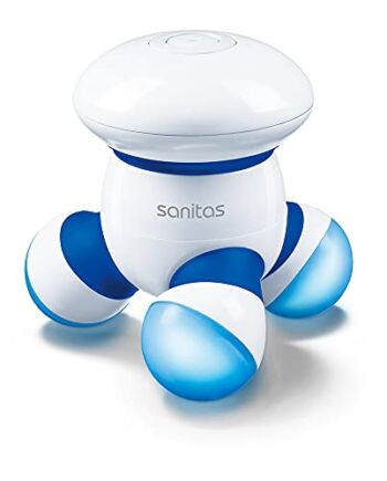 Sanitas SMG 11 mini masażer – masaż wibracyjny w domu i w podróży, do pleców, karku, ramion, nóg