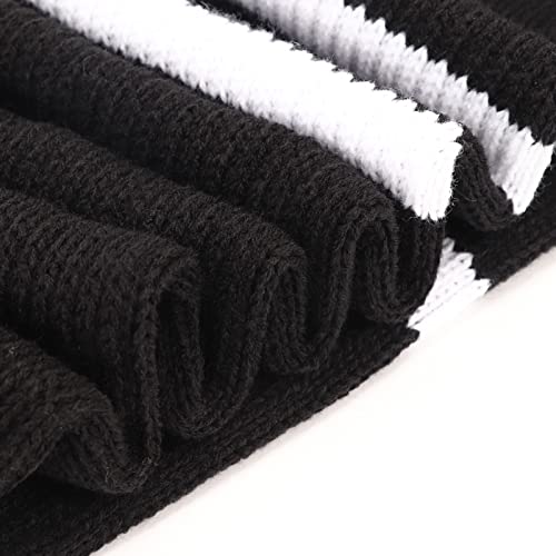 DRESHOW Plus Rozmiar Zakolanówki Akarpetki w Paski Over Knee Długie Bu - obrazek 2