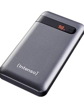 Intenso 7332330 Powerbank PD 10000 – zewnętrzny akumulator z funkcją Power Delivery & Quick Charge 3 (10000 mAh, odpowiedni do smartfonów, tabletów, odtwarzaczy MP3, aparatu cyfrowego), czarny
