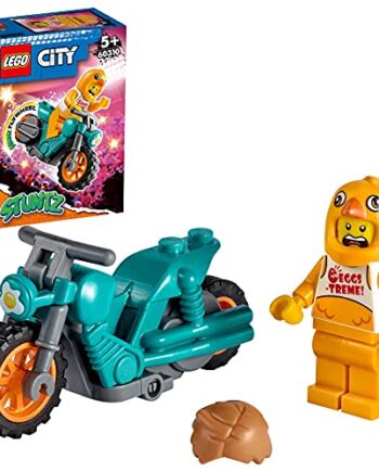 LEGO® City Motocykl kaskaderski z kurczakiem 60310 — zestaw konstrukcyjny (10 elementów)