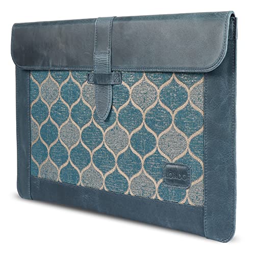 Londo Torba na Macbooka ze skóry licowej – pokrowiec na laptopa do MacBook Pro i MacBook Air – 15,5 cala – 16 cali – kompatybilny z modelami M1 i 2020 - obrazek 10