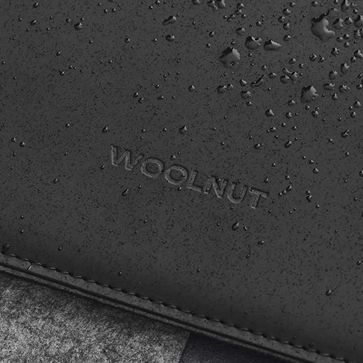 Woolnut Matowy pokrowiec z PU do MacBooka Pro 14 - czarny - obrazek 2