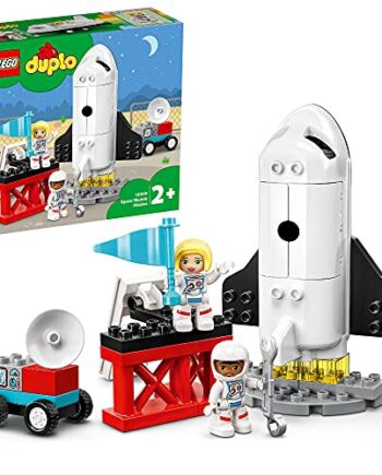 LEGO DUPLO Town 10944 Lot promem kosmicznym; zestaw z promem kosmicznym do kreatywnej nauki; prezent dla dzieci (23 elementy)