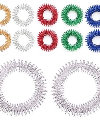 JZK 10 x pierścień do masażu + 2 x pierścień do masażu nadgarstków, ch