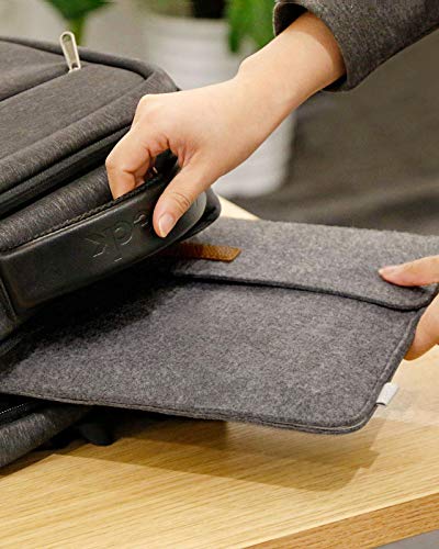 Inateck Euti Ochronne na MacBook Air 2018/2019/2020, 12,3-13 cala, Ciemnoszary - obrazek 3