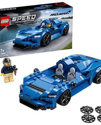 LEGO Speed Champions 76902 McLaren Elva — zabawka dla dzieci, replika auta McLaren Elva do zabawy i ozdoby (263 elementy)