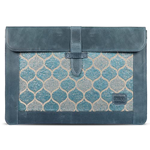 Londo Torba na Macbooka ze skóry licowej – pokrowiec na laptopa do MacBook Pro i MacBook Air – 15,5 cala – 16 cali – kompatybilny z modelami M1 i 2020