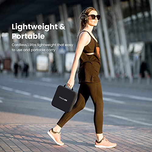 Mebak Chic Pistolet do masażu Perkusja głęboko tkankowa Masażer do mięśni Pistolet Elektryczny ręczny do łagodzenia bólu pleców Przenośny z 8 głowicami 6 prędkości - obrazek 3