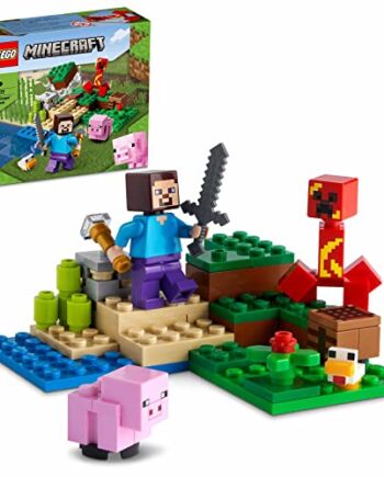 LEGO® Minecraft® Zasadzka Creepera™ 21177 — zestaw konstrukcyjny (72 elementy)
