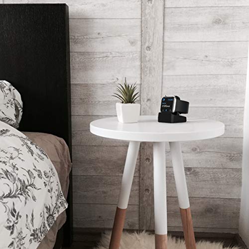 Cozycase Stacja ładująca, stojak kompatybilny z Apple Watch Series 8/Series 7/SE/Series 6/Series 5/Series 4/Series 3/Series 2/Series 1, uchwyt do stacji dokującej do 44 mm/42 mm/40 mm/38 mm (czarny) - obrazek 4