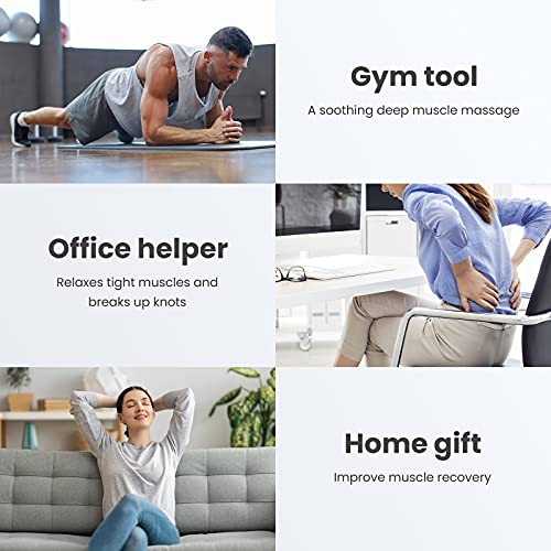 Mebak Chic Pistolet do masażu Perkusja głęboko tkankowa Masażer do mięśni Pistolet Elektryczny ręczny do łagodzenia bólu pleców Przenośny z 8 głowicami 6 prędkości - obrazek 2