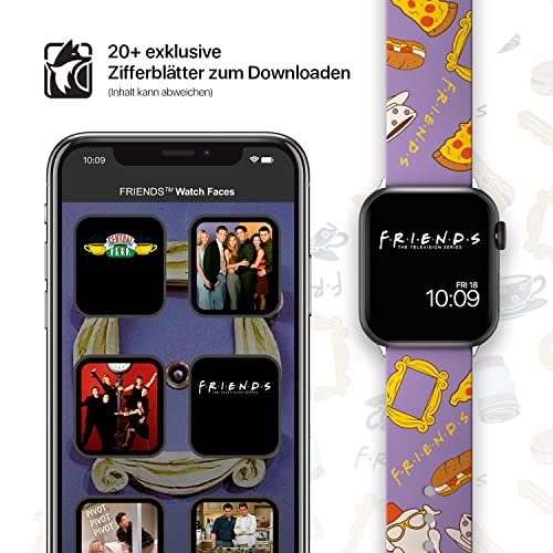 Pasek Smartwatch Friends - oficjalnie licencjonowany, kompatybilny z każdym rozmiarem i serią Apple Watch (zegarek nie jest dołączony) - obrazek 3