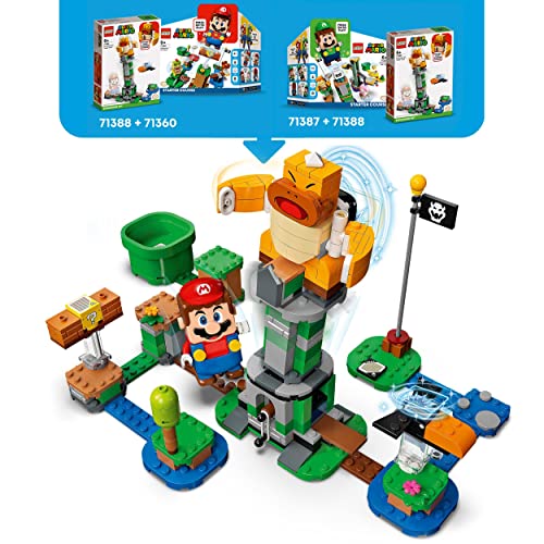 LEGO Super Mario 71388 Boss Sumo Bro i przewracana wieża — zestaw dodatkowy | Kolekcjonerska zabawka dla dzieci (231 elementów) - obrazek 7