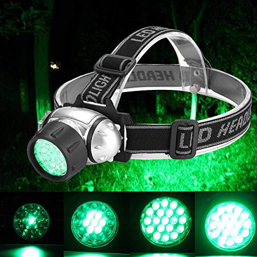 19LED zielone reflektory LED wzrost roślin wypełnienie światło do wspinaczki podróż LED zielone światło czołowe - obrazek 4