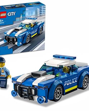 LEGO 60312 City Radiowóz Policji, Zestaw Konstrukcyjny, Łatwy do Zbudo