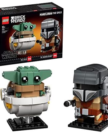 LEGO BrickHeadz Star Wars 75317 Mandalorianin i Dziecko (295 elementów)