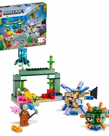 LEGO® Minecraft® Walka ze strażnikami 21180 — zestaw konstrukcyjny (255 elementów)