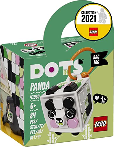 LEGO® DOTS Zawieszka z pandą 41930 — zestaw do dekorowania; niepowtarzalna zabawka do projektowania dla fanów akcesoriów (84 elementy) - obrazek 7