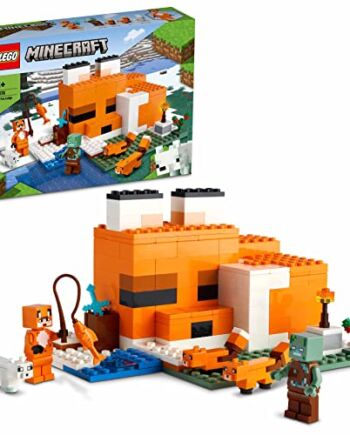LEGO 21178 Minecraft Siedlisko lisów- zestaw konstrukcyjny i domek do