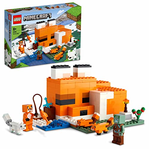 LEGO 21178 Minecraft Siedlisko lisów- zestaw konstrukcyjny i domek do