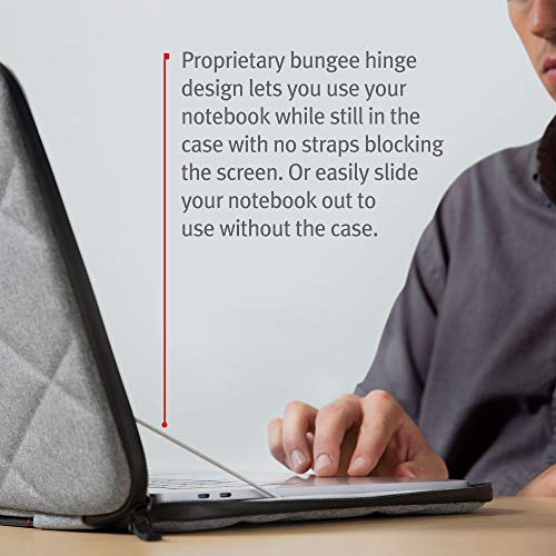 Twelve South Walizka do MacBooka | Dopasowane sztywne etui ochronne z wewnętrzną kieszenią i skórzanym uchwytem do MacBook Pro / Air 13 cali - obrazek 2