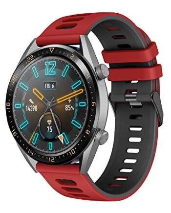 Silikonowy pasek 22 mm do Huawei Watch GT2 (46 mm)/GT (46 mm), Huawei Watch GT Active/GT2 Pro/Honor Watch Magic/Galaxy Watch (46 mm)/Gear S3/Galaxy Watch 3 (45 mm).