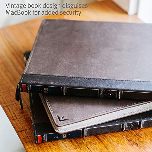 Twelve South BookBook V2 do MacBooka | Skórzane etui na książkę w stylu vintage z kieszenią wewnętrzną na 13-calowy MacBook Pro z Thunderbolt 3 (USB-C) i 13-calowy MacBook Air Retina - obrazek 3