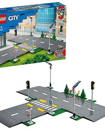 LEGO City 60304 Płyty drogowe; świetna zabawka do budowania (112 elementów)
