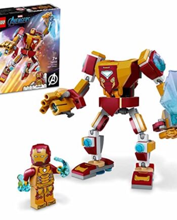 LEGO Marvel Mechaniczna zbroja Iron Mana 76203 — zestaw konstrukcyjny z serii Avengers; figurka (130 elementów)