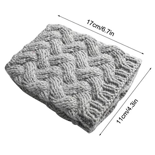 Ocieplacze nóg na co dzień pogrubione skręcone dzianinowe mankiety do butów zimowe ogrzewacze do kolan rozciągliwe krótkie skarpetki dla kobiet dziewcząt 4 pary - obrazek 2