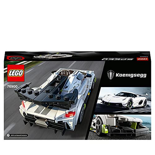 LEGO Speed Champions 76900 Koenigsegg Jesko — najlepsza zabawkowa replika auta dla dzieci (280 elementów) - obrazek 2