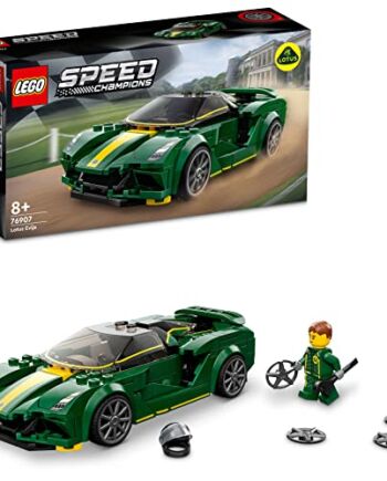 LEGO Speed Champions Lotus Evija 76907 — zestaw konstrukcyjny z modelem auta; hipersamochód dla dzieci od 8 lat (247 elementów)