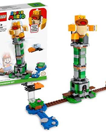LEGO Super Mario 71388 Boss Sumo Bro i przewracana wieża — zestaw dodatkowy | Kolekcjonerska zabawka dla dzieci (231 elementów)