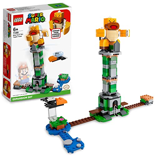 LEGO Super Mario 71388 Boss Sumo Bro i przewracana wieża — zestaw dodatkowy | Kolekcjonerska zabawka dla dzieci (231 elementów)